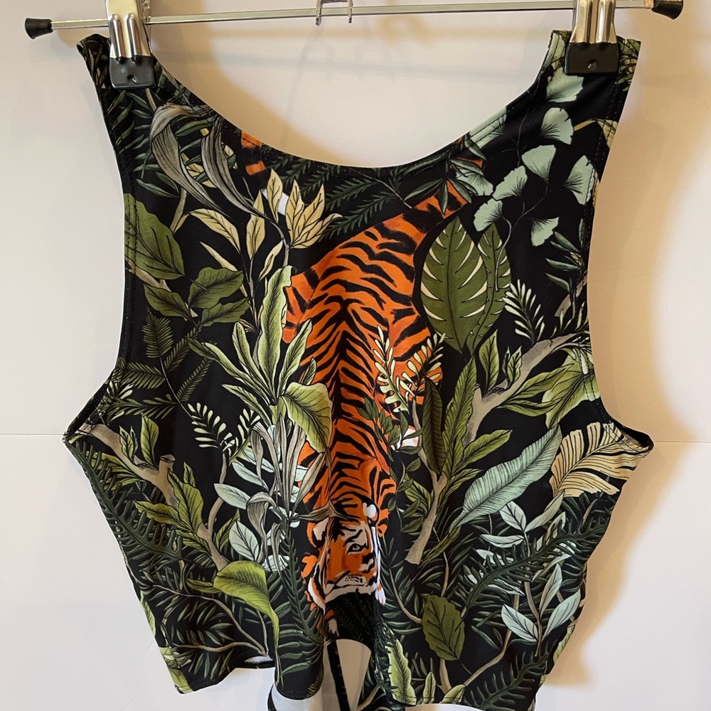 Reversible Knot Top in Rawr Talent by Yoga Democracy - Size Medium